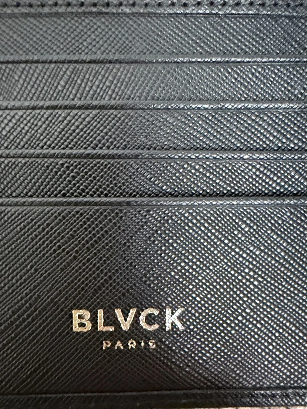 BLVCK Black Leather Wallet - Men Accessories